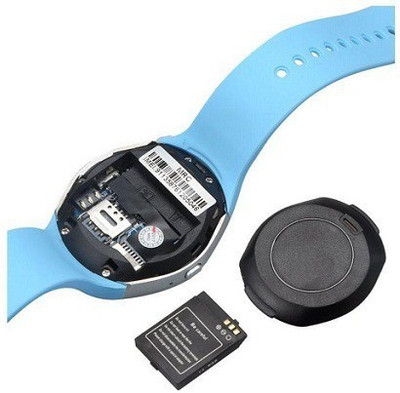 

GUG Bluetooth Smartwatch With Sim & Tf Card Support With Apps Like Facebook And Whatsapp Touch Screen With Remote Camera & Heart Rate Monitor Multi-Function For All Smartphones Smartwatch(Blue Strap Free Size)