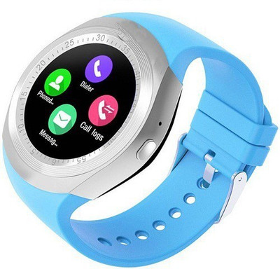 

MI-STS Touch Screen Bluetooth Smart Watch with SIM Card Slot Watch Phone (Without Camera) Suitable for Android and Ios Smartphones (Dialar Silver) Smartwatch(Blue Strap Free Size)