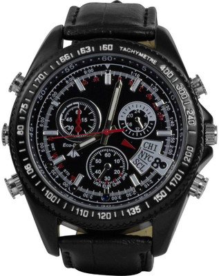 

UniverseIndia Waterproof DV1280X960 Spy Wrist Watch HD Video Recorder Hidden Camera DVR 4GB (Black) Smartwatch(Black Strap Video resolution: 640x480)