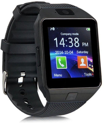 

WOX DZ09-000330 BLACK SMARTWATCH Smartwatch(Black Strap Free size)