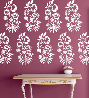 

Kayra Decor KD358 (SIZE:16" x 24")Beautiful reusable Wall Stencil(Pack of 1, Beautifully designed stencil.)
