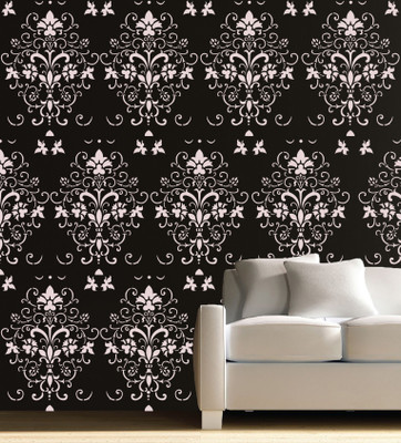 

Kayra Decor KD303 (SIZE:16" x 24")Beautiful reusable Wall Stencil(Pack of 1, Beautifully designed stencil.)