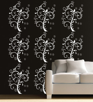 

Kayra Decor KD280 (SIZE:16" x 24")Beautiful reusable Wall Stencil(Pack of 1, Beautifully designed stencil.)