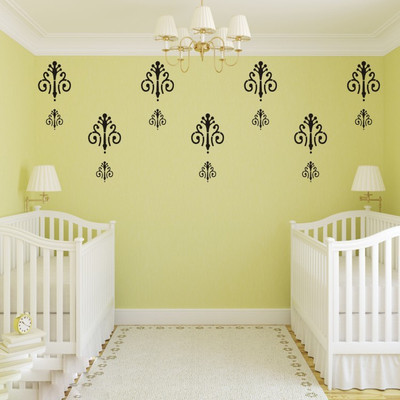 

Kayra Decor KD414 (SIZE:16" x 24")Beautiful reusable Wall Stencil(Pack of 1, Beautifully designed stencil.)