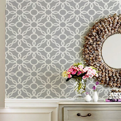 

Kayra Decor KD417 (SIZE:16" x 24")Beautiful reusable Wall Stencil(Pack of 1, Beautifully designed stencil.)