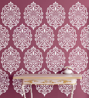 

Kayra Decor KD287 (SIZE:16" x 24")Beautiful reusable Wall Stencil(Pack of 1, Beautifully designed stencil.)