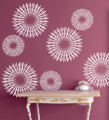 

Kayra Decor KD380 (SIZE:16" x 24")Beautiful reusable Wall Stencil(Pack of 1, Beautifully designed stencil.)