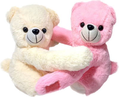 

Arvel Love Cute Pink and Cream Bear Couple looking good - 23.1 cm(Pink, Cream), Cream;pink