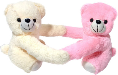 

Arvel 23.5 cm valentine teddy / couple teddy/ teddy for girlfriend / cute teddy / birthday gift teddy/ anniversary gift teddy - 23.5 cm(Pink, Cream), Cream;pink