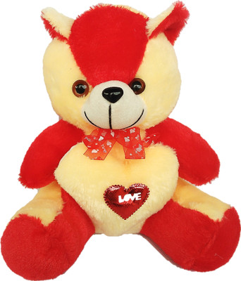 

Duseja Collection Teddy Bear With Heart (Love) 30 cm (Red, Light Yellow) - 30 cm(Red , Light Yellow)