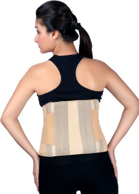 

MAA APPEARLS & DESINGER Sacro Lumbar Brace (Belt) Contoured Back Support (S, Beige)