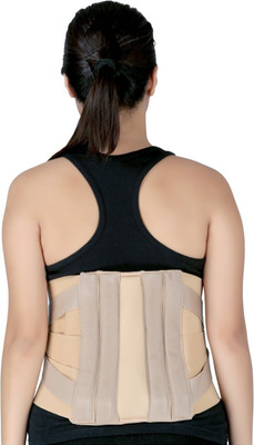 

MAA APPEARLS & DESINGER Lumbo Sacral Spinal Support With Cushion Back Support (XL, Beige)