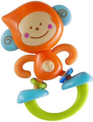 

B kids Rattle & Teether Bebee Monkey Teether(Multicolor)