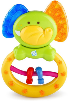 

B kids Rattle & Teether Elephant Teether(Multicolor)