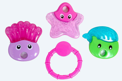 

Zeal High Quality Ocean Animal Water Filled BPA Free Teether-100% Safe for Babies Teether(Multicolor)