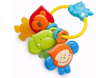 

B kids Teething Pal Safari Bebee & Friend Teether(Multicolor)