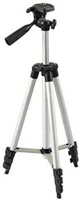 

Padraig 3110 Universal Travel Portable & Foldable Tripod Kit(Silver, Supports Up to 1500 g)