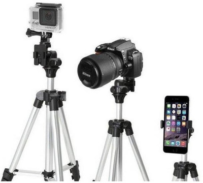 

Spring Jump Silver Tripod stand for mobile and camera Tripod Kit (Silver, Supports Up to 1500 g) Tripod Tripod(Silver, Supports Up to 2000 g)