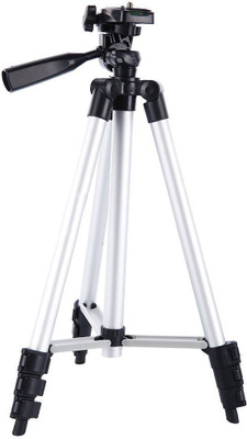 

Macngrid 50 Inch Aluminum Camera Phone Tripod+ Universal Tripod Smartphone Mount for Apple, iphone Samsung and Other Brands Smartphones Tripod(Black, Supports Up to 1 g)