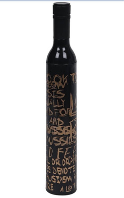 

littletreasures wine bottle umbrella Umbrella(Black)