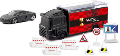 

RMZ Scania Truck Launcher With Audi R8 Black(Black)