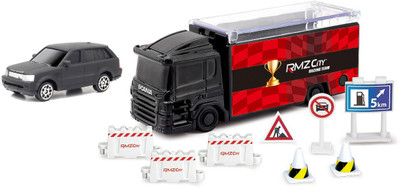

RMZ Scania Truck Launcher With Range Rover - Black(Black)