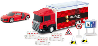 

RMZ Scania Truck Launcher Red With BMW M5 - Blue (Blue)(Red)
