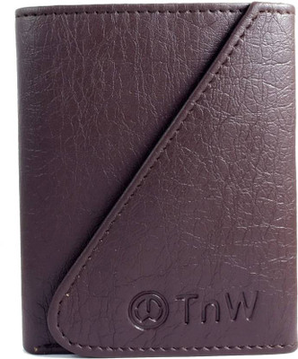 

KnW Men Brown Artificial Leather Wallet(8 Card Slots)