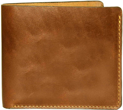 

WalletLee Men Tan Genuine Leather Wallet(6 Card Slots)