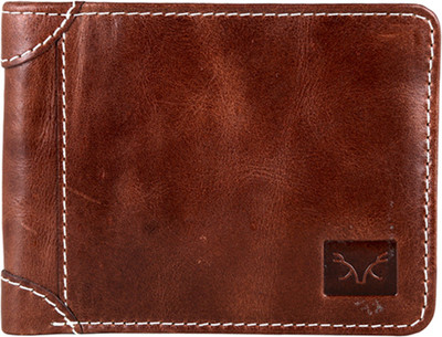 

Forester Men Brown Genuine Leather Wallet(4 Card Slots)