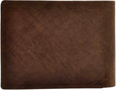 

WalletLee Men Brown Genuine Leather Wallet(7 Card Slots), Brown;hunter