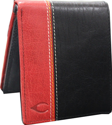 

WILD ZARZA LONDON Men Black Genuine Leather Wallet(12 Card Slots)