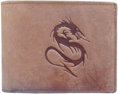 

WalletLee Men Brown Genuine Leather Wallet(7 Card Slots)