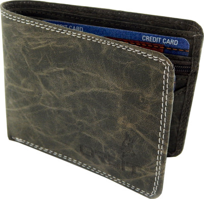 

Orbit Men Green Genuine Leather Wallet(8 Card Slots)