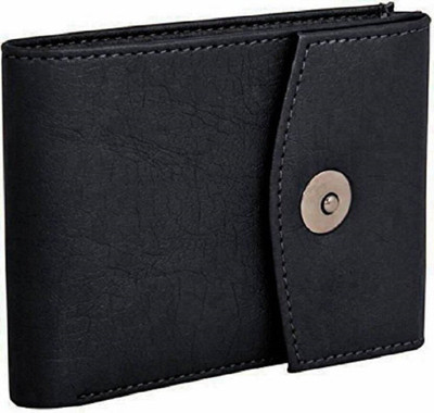 

FASIONNEVER Men Black Artificial Leather Wallet(6 Card Slots)