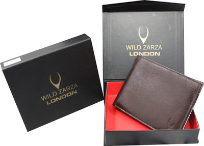 

WILD ZARZA LONDON Men Brown Genuine Leather Wallet(12 Card Slots)