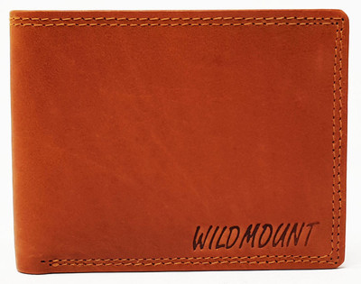 

Wildmount Men Tan Genuine Leather Wallet(7 Card Slots)