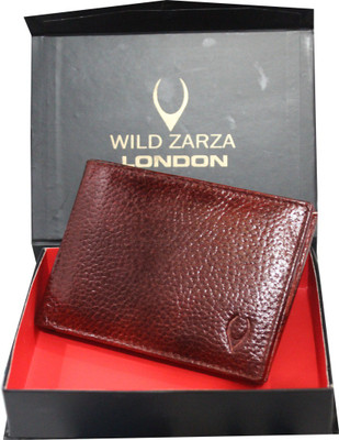 

WILD ZARZA LONDON Men Brown Genuine Leather Wallet(12 Card Slots)