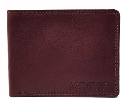 

Wildmount Men Brown Genuine Leather Wallet(7 Card Slots)