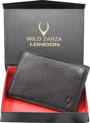 

WILD ZARZA LONDON Men Brown Genuine Leather Wallet(12 Card Slots)