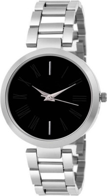 

Celora 602 Black Dial Silver Stainless Steel Professional Analog Watch - For Women