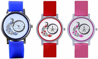 E-SMART DVS0620 Multicolour Analog Round Dial Stylish Watch Watch - For Men & Women