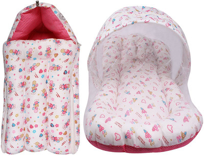 

SATNAM GLOBAL Baby Mattress SGSBMT-01COMBOPINK crib(Fabric, Pink)