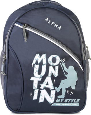 

ALPHA TRENDS Multi-Purpose Casual Daily Pack with Laptop Compartment and Integrated Rain Cover Lite Weight 19 L Laptop Backpack(Black)