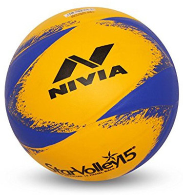 Nivia Star Volleyball Volleyball - Size: (Pack of 1, Blue, Yellow