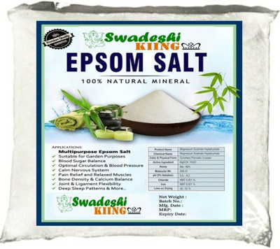 

SWADESHI KIING 100% NATURAL EPSOM SALT 3KG(3000 g)