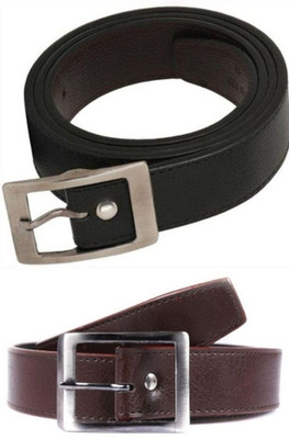 

Fastfox Men Casual Black, Brown Artificial Leather Belt