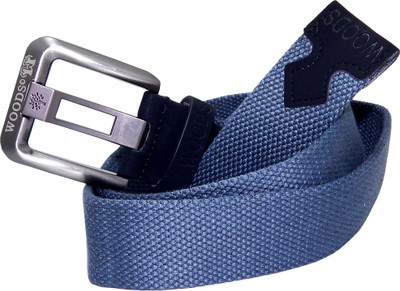 

WOODS Men Formal, Casual Grey Canvas, Fabric, Synthetic Belt