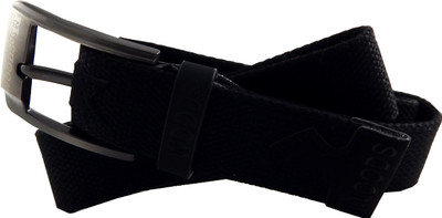 

WOODS Men Formal, Casual Black Canvas, Fabric, Synthetic Belt
