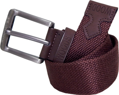 

WOODS Men Formal, Casual Brown Canvas, Fabric, Synthetic Belt